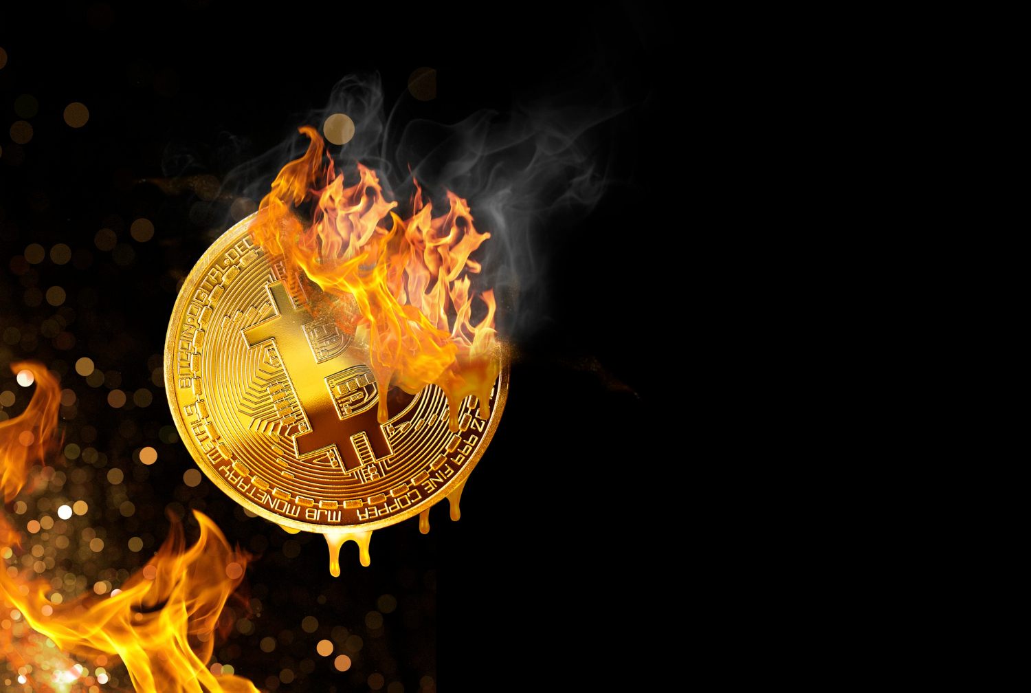 burning bitcoin